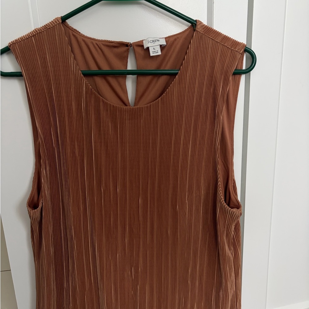J. Crew Rust Sleeveless Top